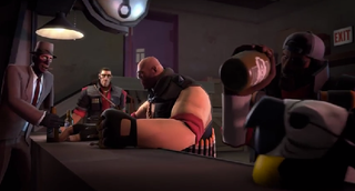 Illustration for article titled Team Fortress 2 Meets One Of The Most Violent Games Around